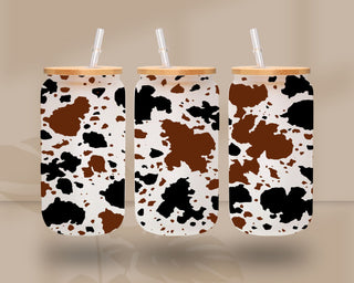 Cow spots Libbey UV DTF Wraps- 3 Colors available