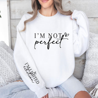 I'm not perfect DTF Transfers- 2 piece set- 2 color options