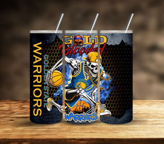 Golden Warriors Vinyl Tumbler Wraps- 2 Designs