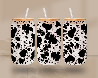 Cow spots Libbey UV DTF Wraps- 3 Colors available