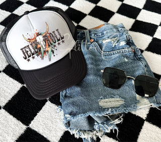 Jelly roll DTF hat patch transfers