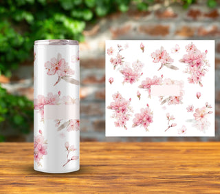 Cherry Blossom UV DTF Decal sheets- 2 Designs