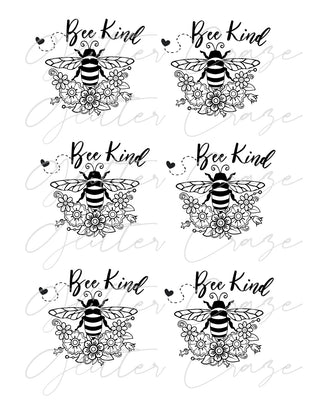 Bee Kind 2 PNG Download