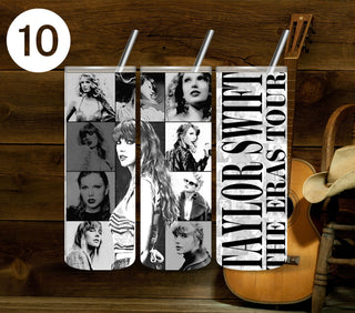 Taylor Vinyl Tumbler wraps- 10 Designs- 2 Sizes