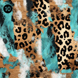 Western Turquoise Prints- 20 Patterns