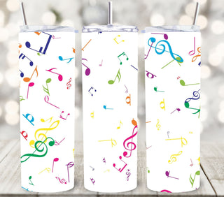 Music Note Tumbler wraps- 11 Designs