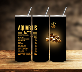 Zodiac Tumbler Wraps- 12 Designs