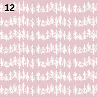 Rustic Pink Christmas 12x12 Vinyl Sheets- 21 Prints