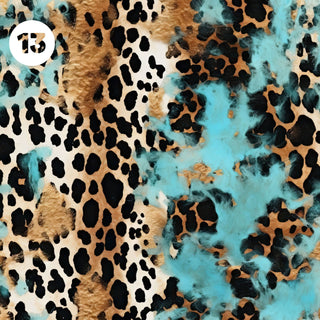 Western Turquoise Prints- 20 Patterns