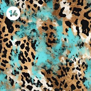 Western Turquoise Prints- 20 Patterns