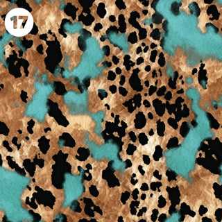 Western Turquoise Prints- 20 Patterns