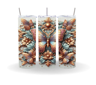 3d Vintage Butterfly wraps- 4 Designs