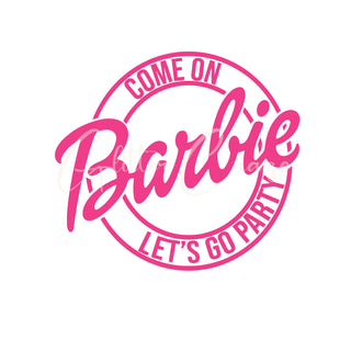 Barbie UV DTF Decals 5 designs
