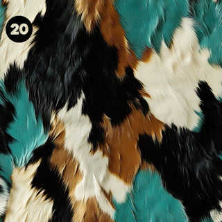 Western Turquoise Prints- 20 Patterns