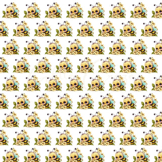 Bee Happy collection- 25 Prints 12 x12 adhesive vinyl sheets