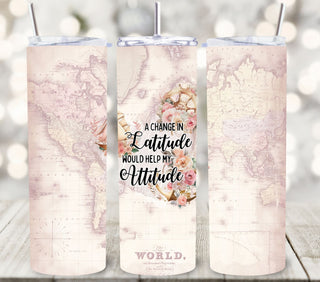 A Change in Latitude will help my attitude wrap and decal digital download