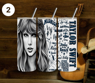 Taylor Vinyl Tumbler wraps- 10 Designs- 2 Sizes