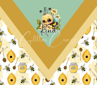 Bee Kind Digital download- tumbler wraps- 2 Designs