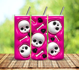 Puffy Skull wraps- 2 colors
