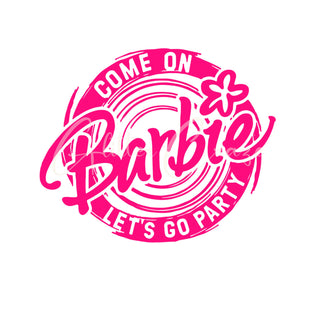 Barbie UV DTF Decals 5 designs
