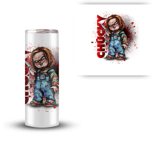 Chucky UV dtf Decals and Patches- 3 options- 4 sizes