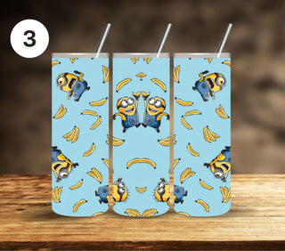 Minion Vinyl tumbler wraps- 10 Designs