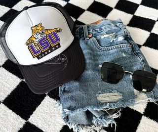 LSU DTF Hat Transfers