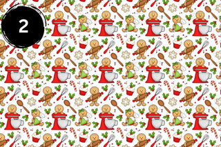 Gingerbread Bakery vinyl collection- 12x12 sheets- 4 designs available