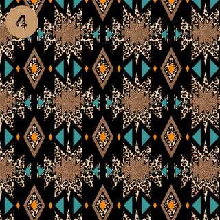 Western Turquoise Prints- 20 Patterns