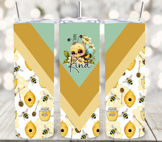 Bee Kind Digital download- tumbler wraps- 2 Designs