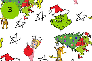 Grinchmas Vinyl collection- 18 Prints 12 x12 adhesive vinyl sheets