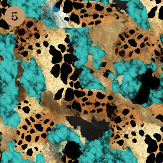 Western Turquoise Prints- 20 Patterns