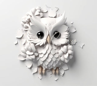 3D Owl Tumbler wraps- 8 Designs