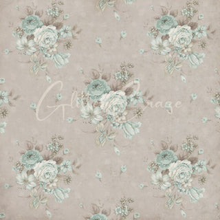 Victorian Floral collection- 12x12 vinyl sheets- 12 designs available