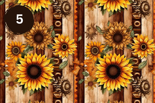 Sunflower Western Vinyl Collection- 8 Prints