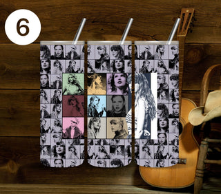 Taylor Vinyl Tumbler wraps- 10 Designs- 2 Sizes