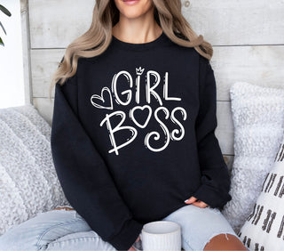 Girl Boss DTF Transfer- 4 colors available