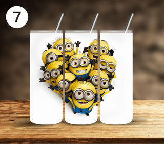 Minion Vinyl tumbler wraps- 10 Designs