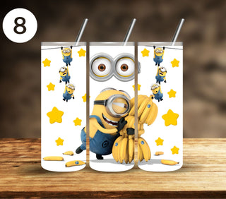 Minion Vinyl tumbler wraps- 10 Designs