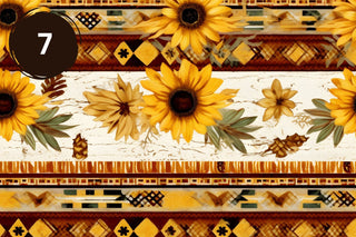 Sunflower Western Vinyl Collection- 8 Prints