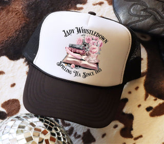 Lady Whistledown hat dtf transfers