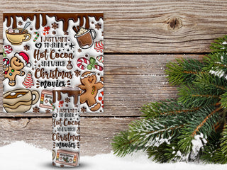 Cocoa and Christmas Tumbler wraps