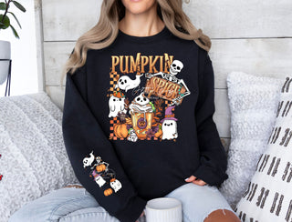 Pumpkin Spice ghosts DTF Transfers- 2 piece set