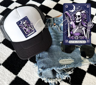 Don't be a salty bitch tarot DTF hat transfers