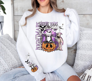 Nightmare Before Christmas DTF Transfer 2 piece set