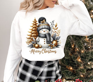 Merry Christmas Snowman shirt DTF Transfers