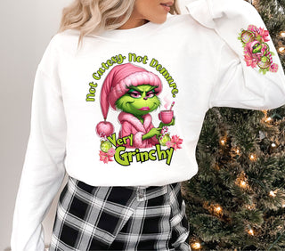 Not Cutesy. Not Demure Very Grinchy DTF Transfer - 2 piece set