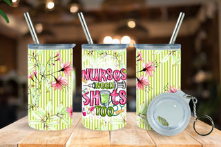 Nurses need shots too mini 3oz vinyl tumbler wraps