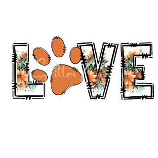 Puppy Love uv dtf Decal