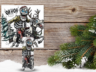 Christmas Skeleton Tumbler wraps